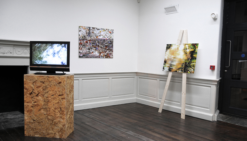 Su Grierson, Installation view including ‘Lake’