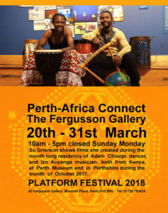 Su Grierson, Platform Festival 2018. Films from Perth-Africa Connect.